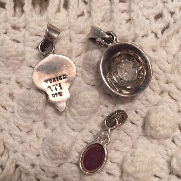 🌸 Assorted Sterling Pendants 🌸 - Picture 3 of 7